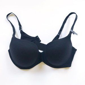 Aerie 36DD Pushup Bra, Sunnie Bra, Black Bra
